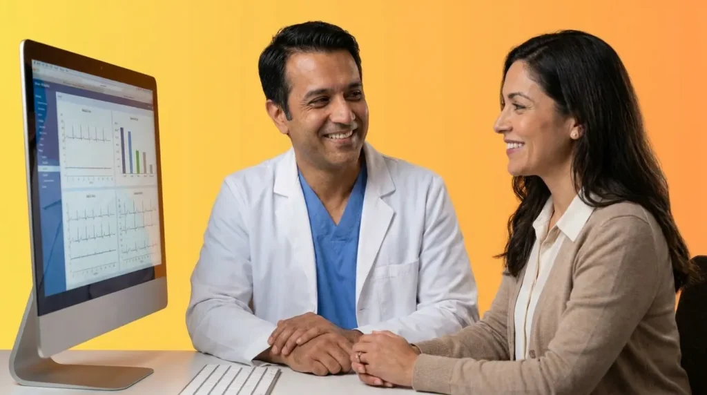 Care Advocate meeting with a patient
