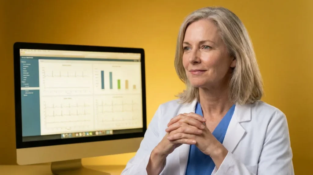 Companian clinician reviewing a care management dashboard