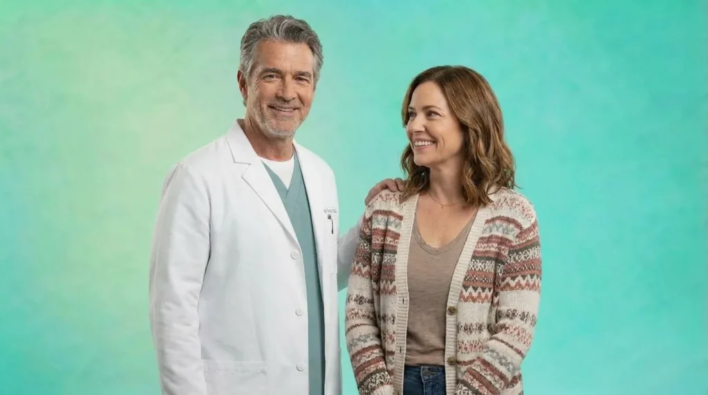 Clinician with an older patient in a care management program