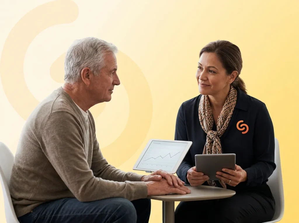 Care Advocate checking in with a patient between visits, principal care management